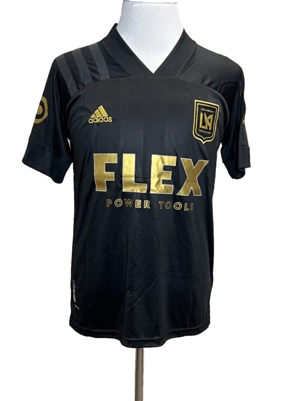 Adidas LA Football Club Jersey Flex Power Tools Black/Gold Vela #10 Medium